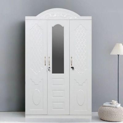 Luoyang Factory Wardrobe in Steel 3 Shelves Flower Decor