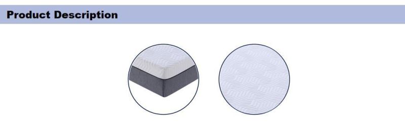 5 Star Hotel Bed Zipper and Removable Sponge Foam Mattress Home Furniture