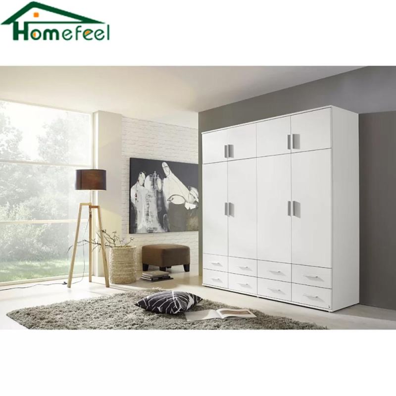Factory Direct Wholesale Modern Bedroom Furniture Closet Multi Space Wardrobe