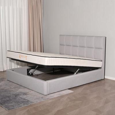 Storage Bed Leather Modern Queen Bed Frame with Storage