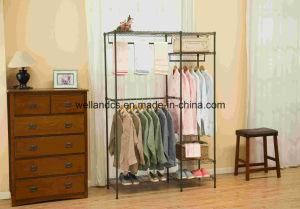 Fair Price DIY Bedroom Furniture Flexible Clothes Rack Metal Wardrobe Design