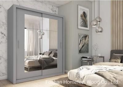 Modern Custom Made Home Products Wooden MDF Bedroom Wardrobes (HF-WB55)