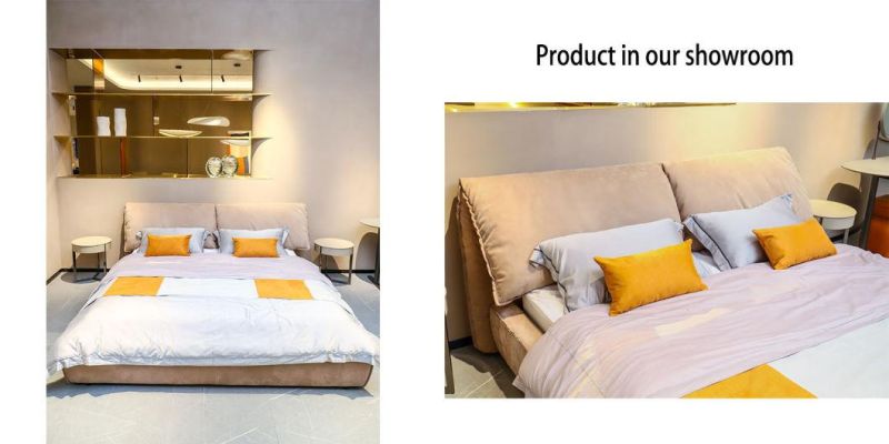 Wholesale Modern Soft Comfortable Optional Storage King Size Bed Home Bedroom Bed Furniture
