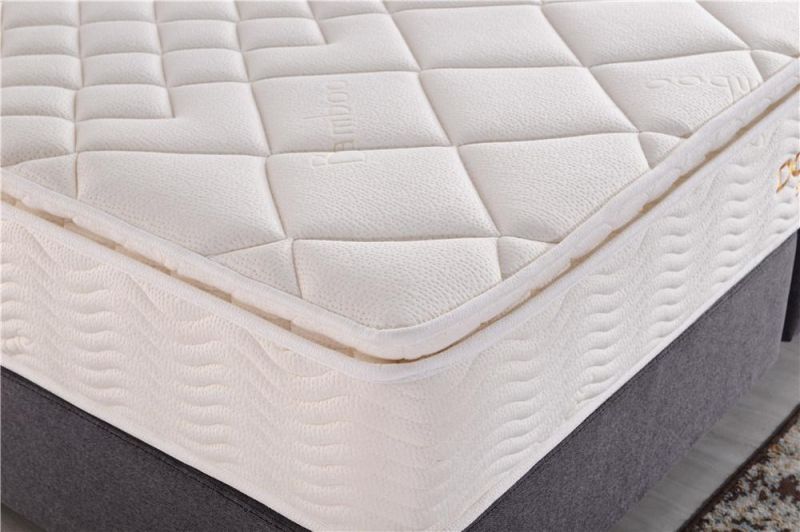 High Quality Sleep Well Single Pillow Top Spring Mattress for Hotel and Bedroom