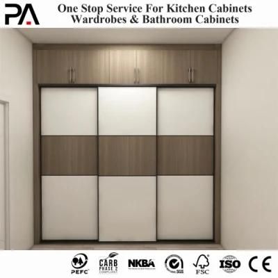 PA Lower Price New Design European Custom Size Made Closet Sliding Wardrobe