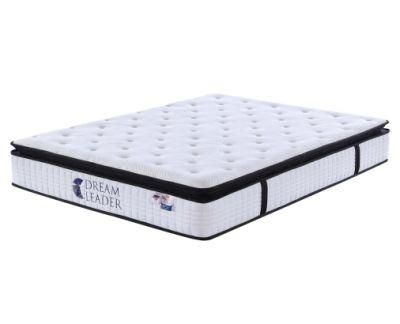 Pillow Top Design Memory Foam Pocket Spring Mattress for Bedroom Furniture