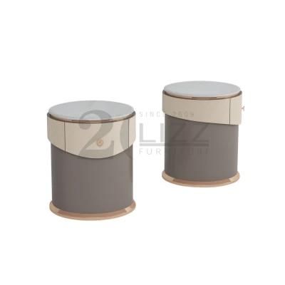 Beside Table Modern Italian Design High Quality Home Furniture Marble Bedroom Nightstand