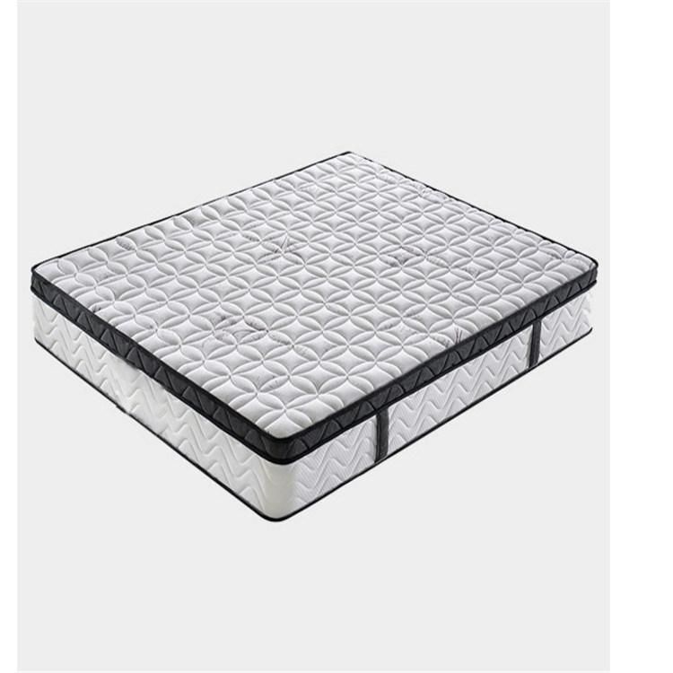 Pillow Top 5 Zones Gel Memory Foam Natural Latex Bed Pocket Spring Mattress