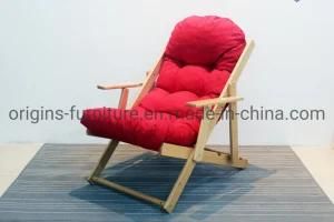 Folding Reclining Lounge Chair with Cushion