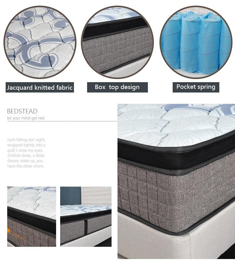 Compressed Mattress Topper 30cm High Pocket Spring and Deluxe Foam Encased 7cm