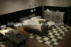 American Style Home Bed Leather Bed Furniture (A-B42)
