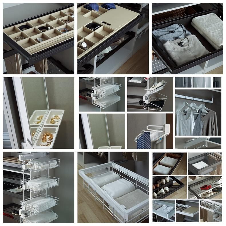 Australia Modern Style High Quality Open Walk-in Closet Wardrobe