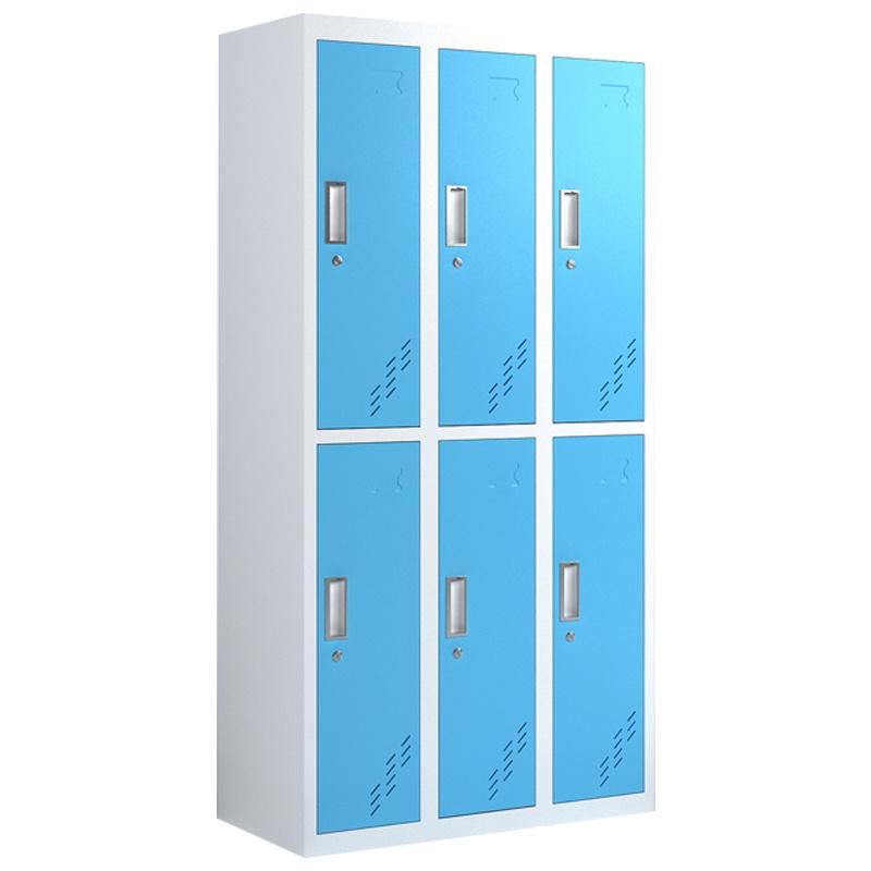 Metal Room Wardrobe Keyless Locker 2 Swimming Pool Cam Locker High Quality Multi-Door Metal Locker Gym Locker