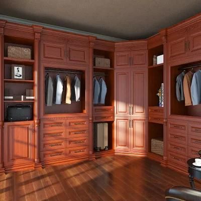 Oppein Eco-Wood Cherry Walk in Closet (YG15-PP02)