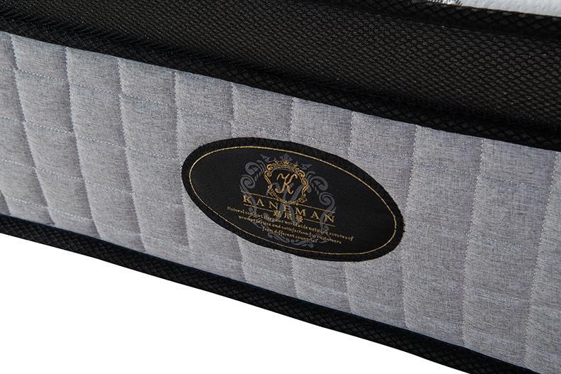 Amazon Hot Sale Bedding Mattress Queen Size Euro Top 34cm Pocket Coil Spring Roll Mattress