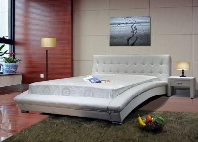 Huayang Wholesale Modern Hotel Bedroom Furniture Home Linen Fabric King Size Bed Fabric Bed