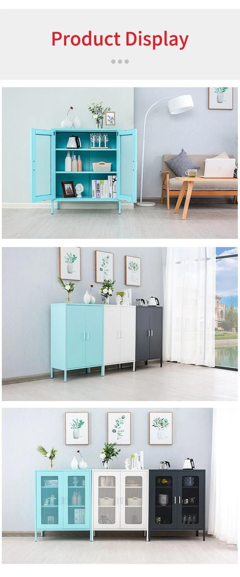 Metal Chest of Drawers Furniture Steel 4 Drawer Storage Chest Cabinet for Bedroom