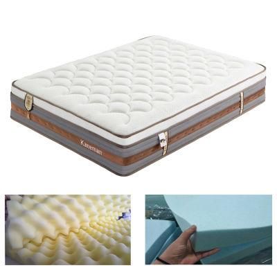 Good Support Spring Mattress 10 Inch Pocket Spring Bed Mattress Wholesale on Pallet