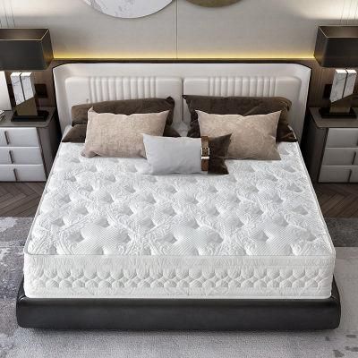 Factory Supply Luxurious Bedroom Bed Mattress 10 Inch Fiber Firm