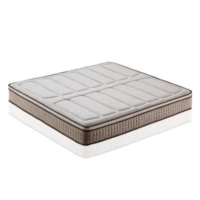 High Quality Comfortable Bedroom Pillow Top Compressed Pocket Spring Mattress