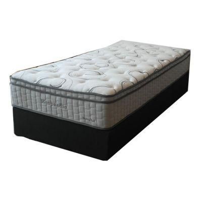 Comfort Support Bonel Single Mattress Euro Top - Medium Plush Feel Bed - High Density Foam Layer - Mattress in a Box Eb15-09