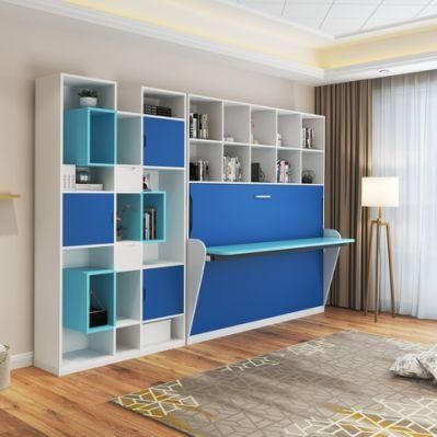 Hot Quality Customization Horizonal Wallbed with Desk and Adjustable Feet (WCDA1519)