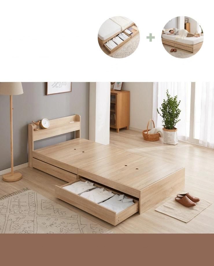 Japanese-Style Single Storage Bed