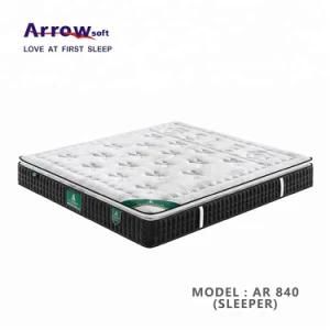 High Density Hotel Roll up Pocket Spring Box King Size Luxury Style Euro Top for Sale Mattresses