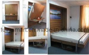 Luxury Wooden Bed With Desk (B12B)