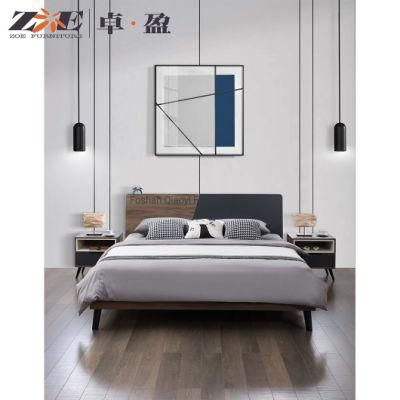 Modern Queen Size Wooden Frame Hydraulic Lift Storage Bed with Headboard and Drawers Beds Design Bedroom Furniture Sets