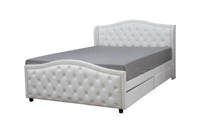 Huayang Modern MDF Furniture King Size Bed with Storage Bedroom Furniture Storage Bed