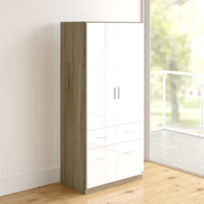 MDF Home Furniture Bedroom Clothes Storage Wardrobe