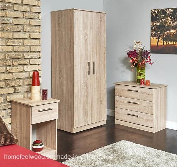 Wonderful Wooden Home Wardrobe Bedroom Furniture Set (HF-WC34)