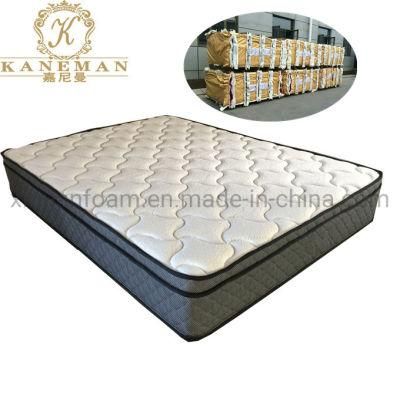 Firm Spring Mattress Flat Packed King Bed Euro Top Mattress