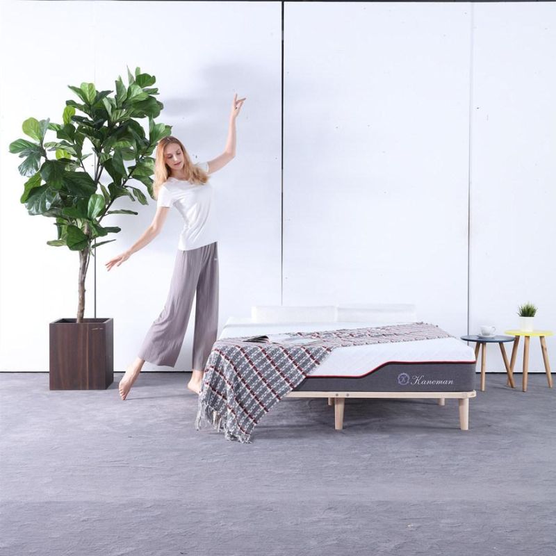 Latex High Density Foam 12inch Wholesale Hotel Mattress Compressed in Box