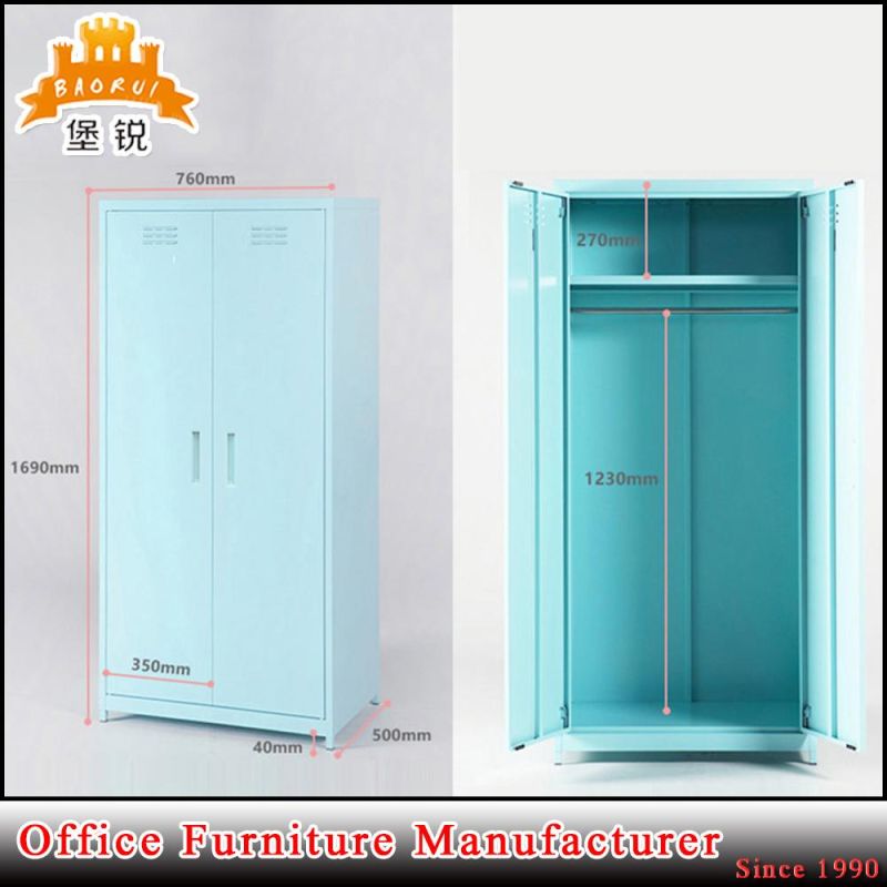 Fashion Steel Clothes Wardrobe Closet Metal Almirah