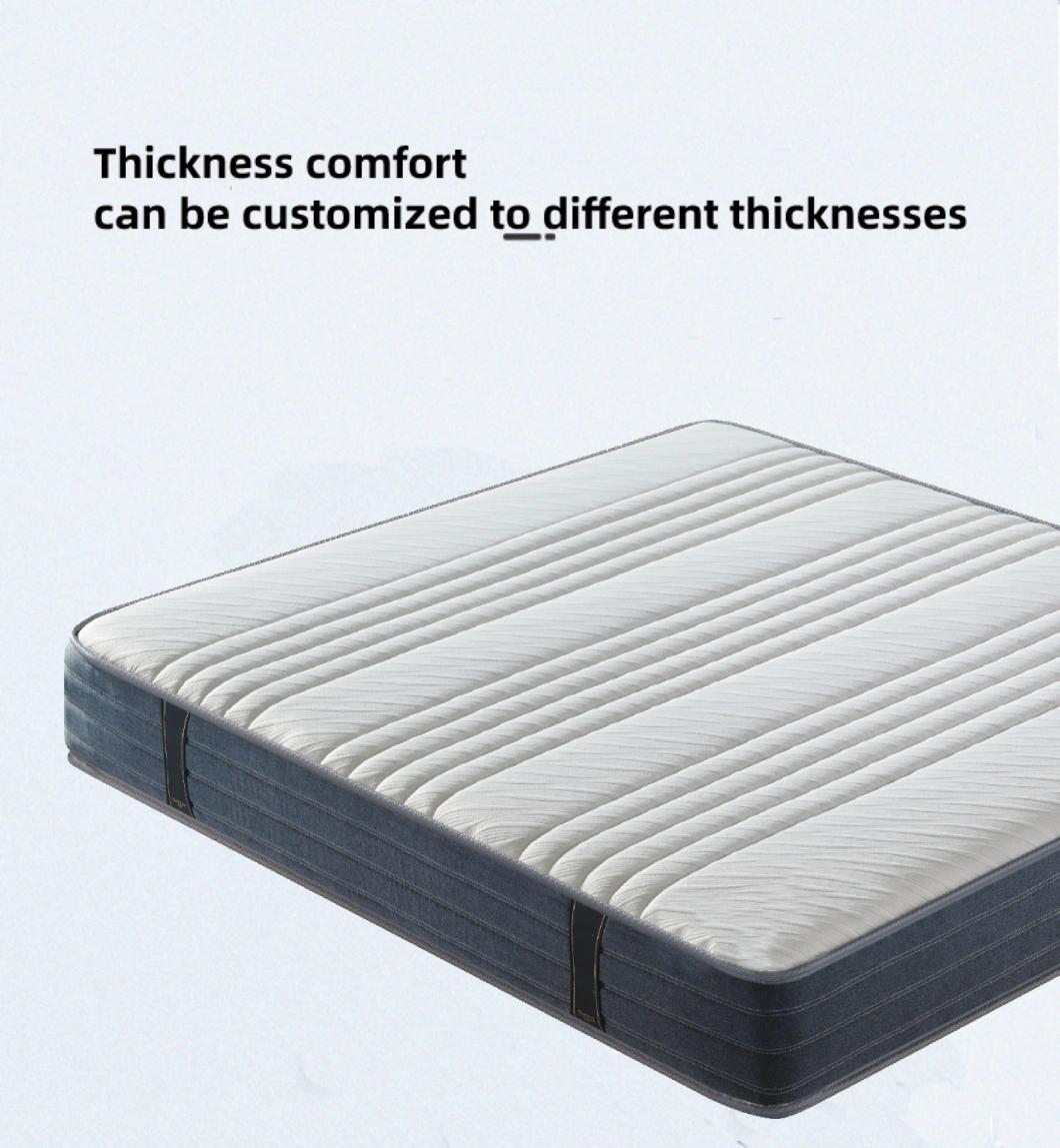 Hotel Bedroom Foam Mattress for King Size Wall Bed Pocket Spring Made of Memory Air Latex Mattress