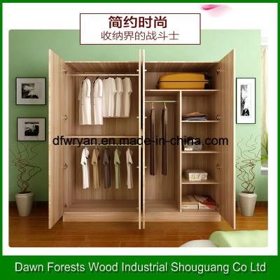 1-4 Doors Melamine Particle Board Wardrobe