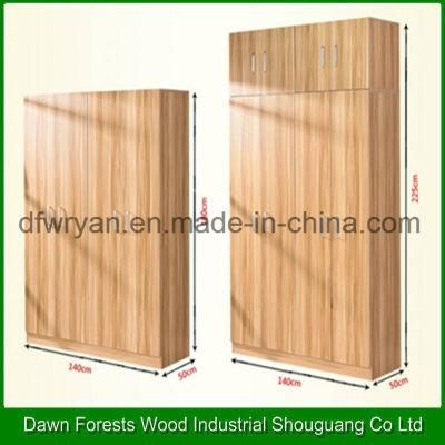 Four Doors Panel Furniture Bedroom Wardrobe