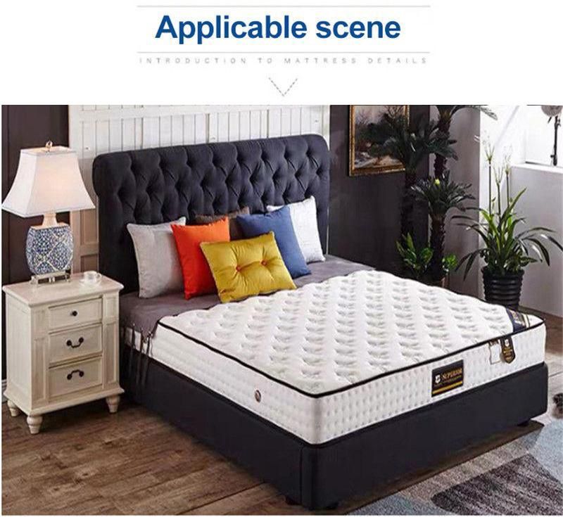 Luxury Innerspring Hybrid Marriott Hotels Double Bed Mattress for Bedroom