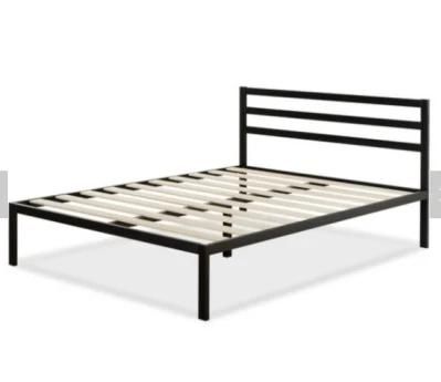 Modern Solid Pine Wood Single Plarfrom Bed