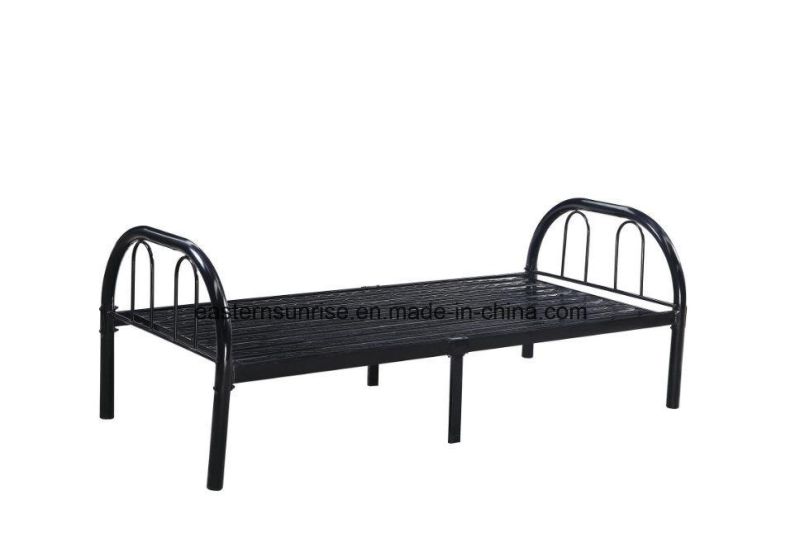 Bedroom Use Cheap Comfortable Metal Single Bed with Low Price