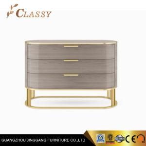 Stainless Steel Base Cabinet Drawers Beside Table for Hotel