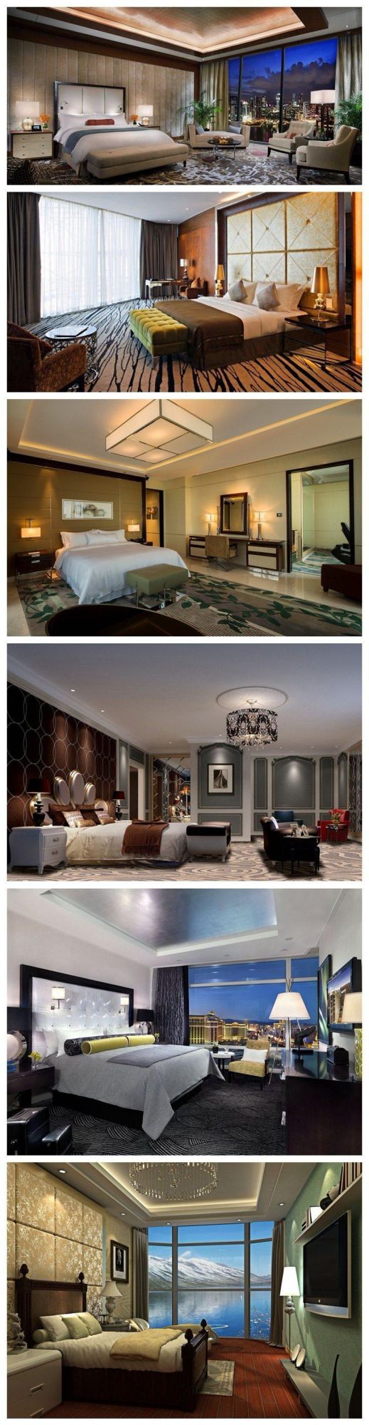 Fashionable Design Luxury King Size Hotel Bedroom Furniture Sets for Sale