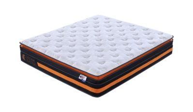 Pillow Euro Top Bedding Furniture Memory Foam Pocket Spring Mattress Firm Feeling
