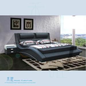 High Quality Soft Leather Bed of Bedroom Furniture (HW-K262B)