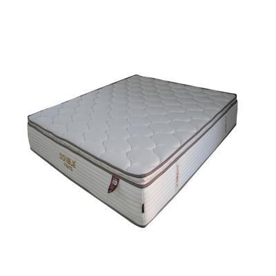 Single Twin Queen King Pillow Top Mattress for Hotel Furniture