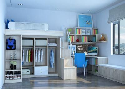 Wooden Home Furniture Melamine Chipbobard MDF Wardorbes Bedroom Closet
