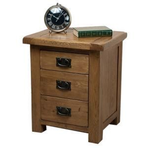Solid Wood Bedside Cabinet/ Wooden Cabinet with Drawers