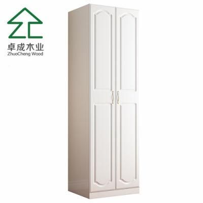 White Flat Door Closet with MDF Door Panel